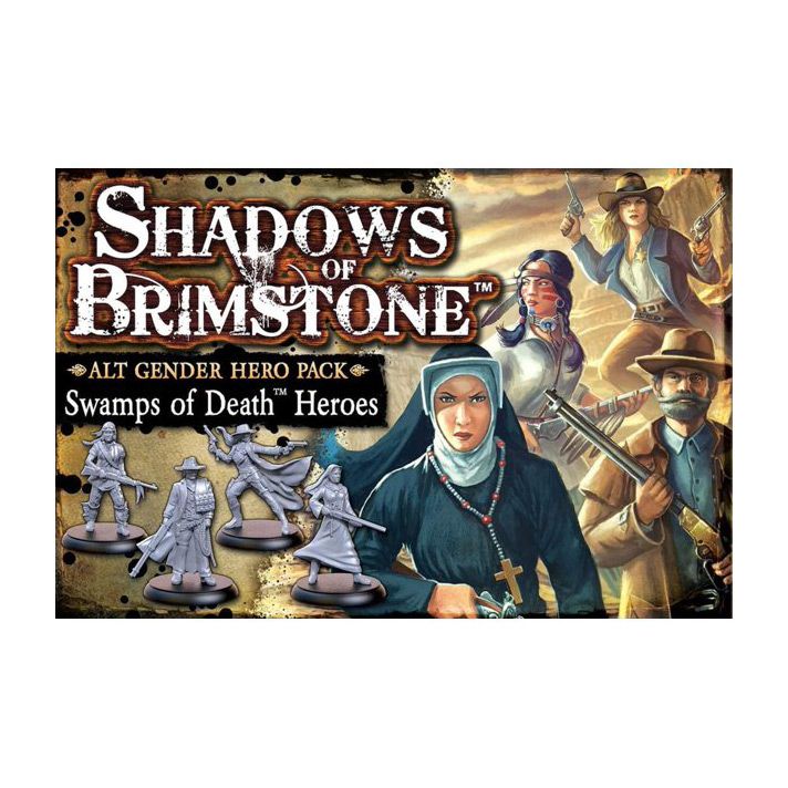 Shadows Of Brimstone: Alt Gender Hero Pack: Swamps Of Death - Cats In Hat Inc.