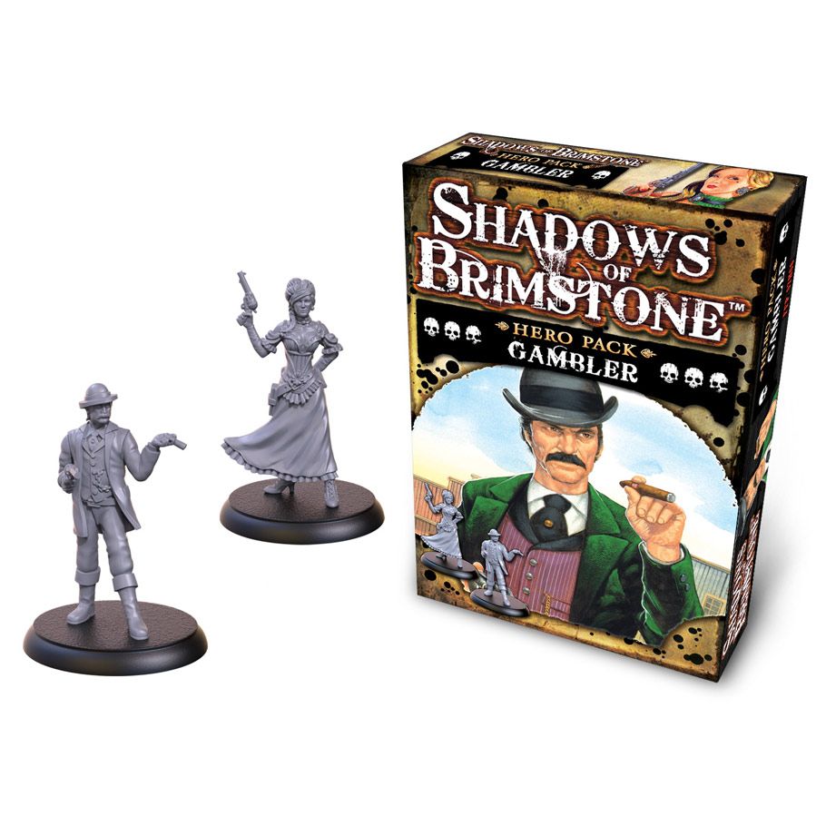 Shadows of Brimstone: Hero Pack: Gambler By Flying Frog Productions