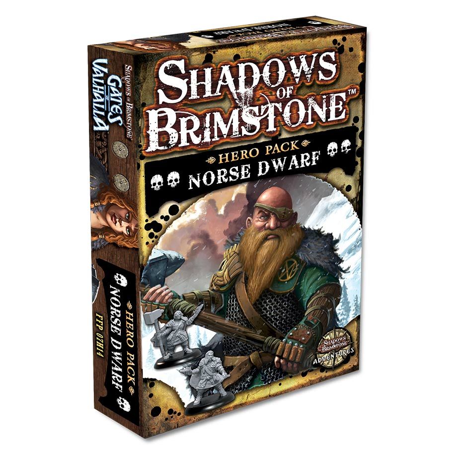 Shadows Of Brimstone: Hero Pack: Norse Dwarf - Cats In Hat Inc.