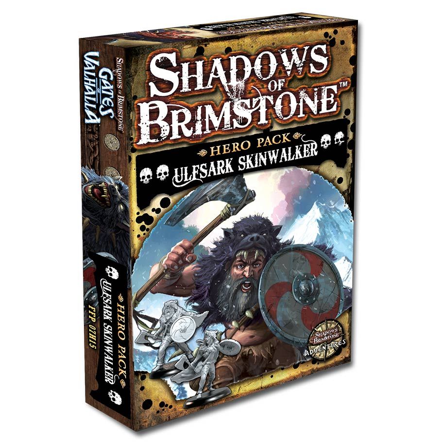 Shadows of Brimstone: Hero Pack: Ulfsark Skinwalker By Flying Frog Productions