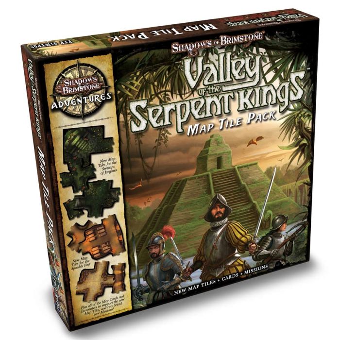 Shadows Of Brimstone: Valley Of The Serpent Kings Map Tile Pack - Cats In Hat Inc.