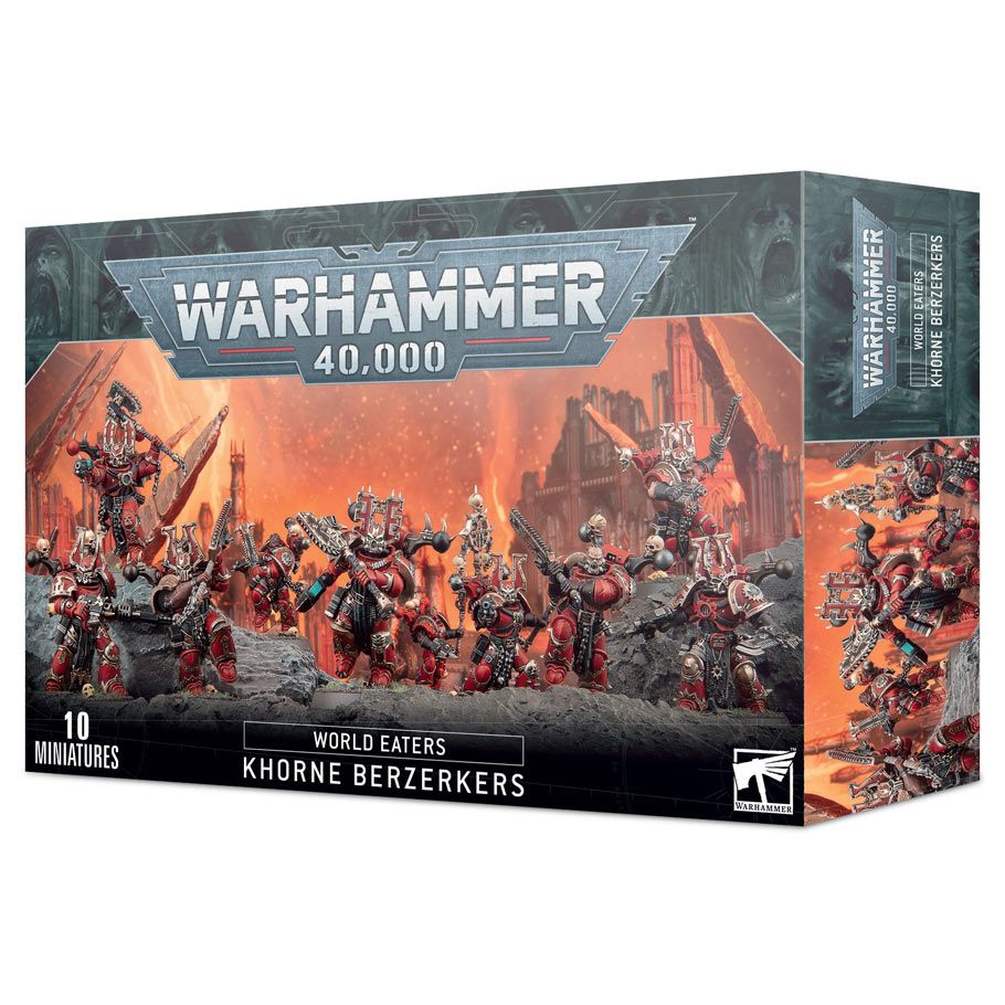 43-10 Warhammer 40,000: World Eaters: Khorne Berserkers