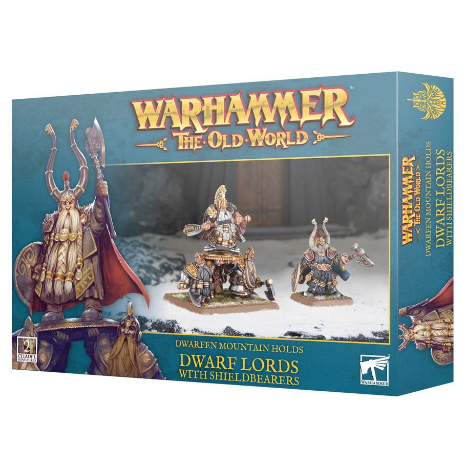 10-11 Warhammer The Old World: Dwarfen Mountain Holds: Dwarf Lords w/Shieldbearers