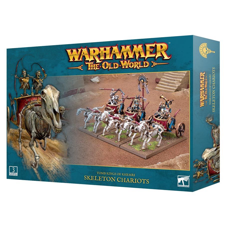 07-11 Warhammer The Old World: Tomb Kings of Khemri: Skeleton Chariots By Games Workshop