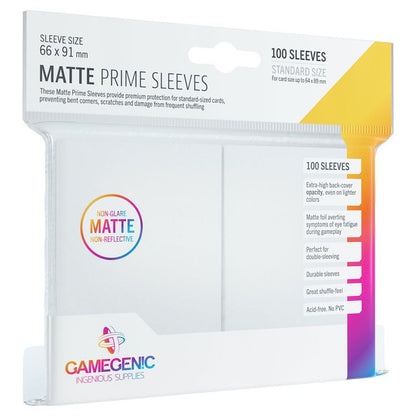 Deck Protector: Matte Prime: White (100)