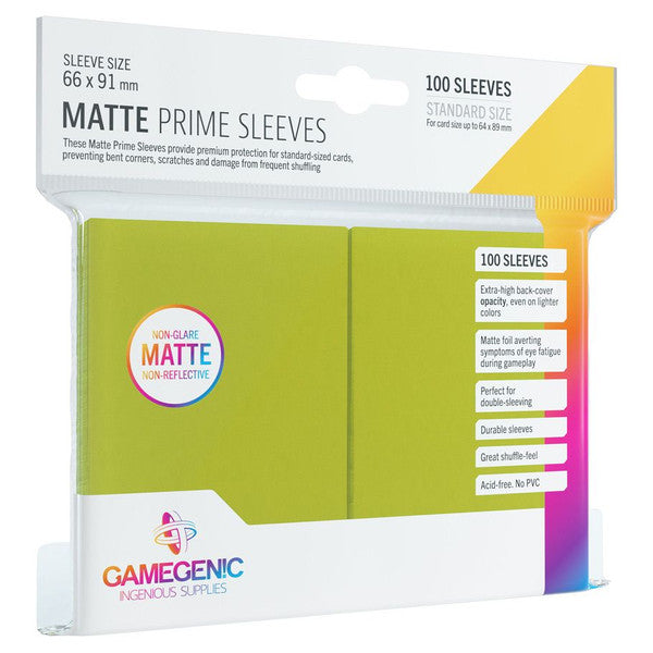 Deck Protector: Matte Prime: Lime (100)