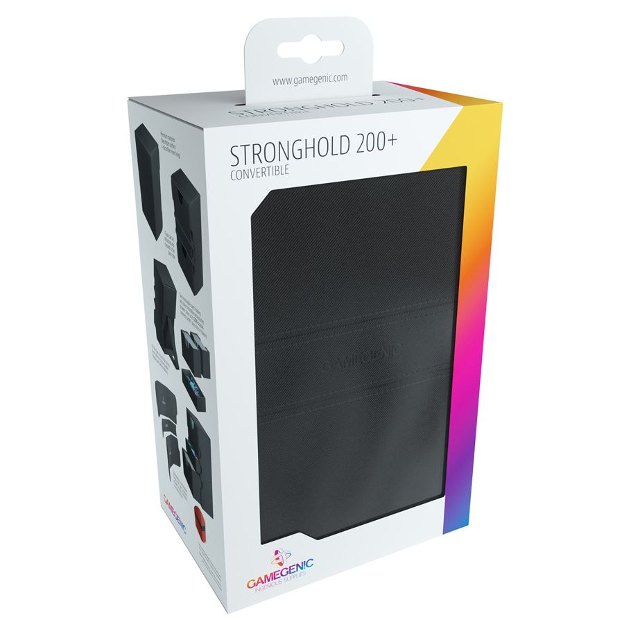 Deck Box: Stronghold Deck Box 200+ Black