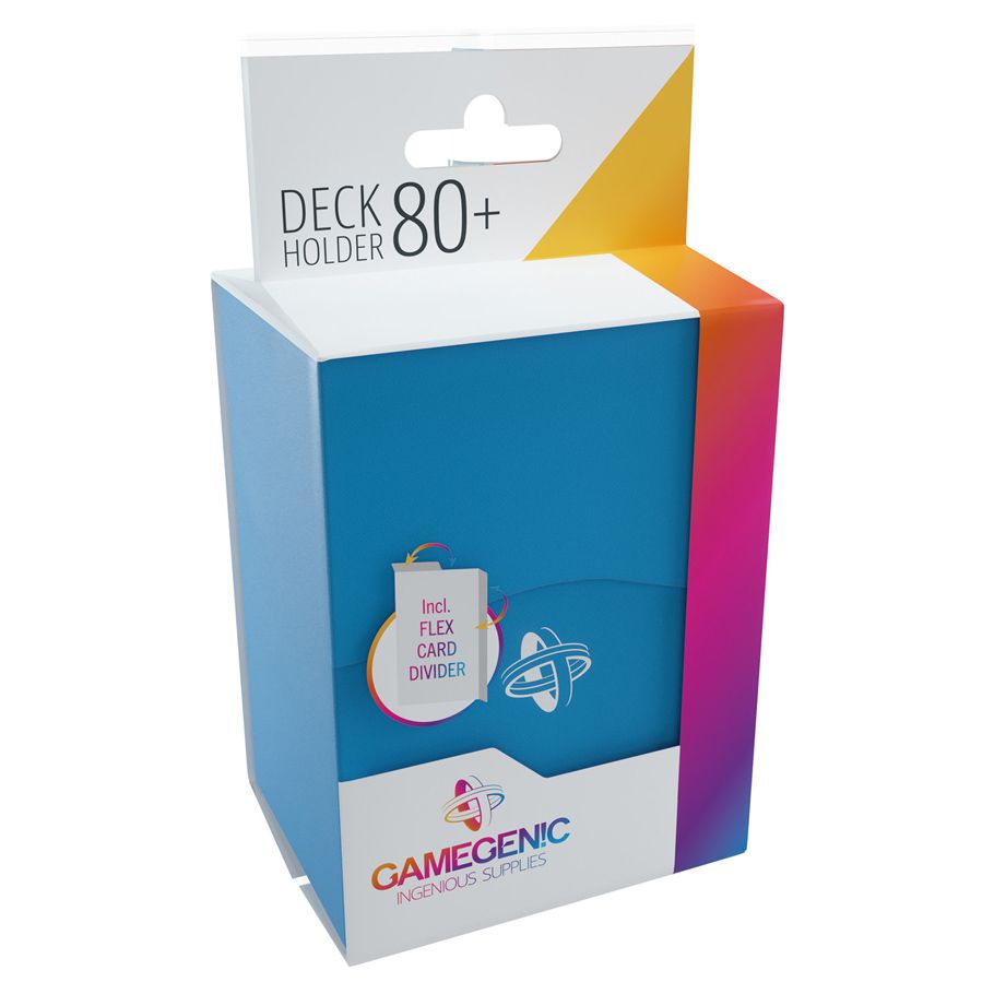 Deck Box: Deck Holder 80+ Blue - Cats In Hat Inc.