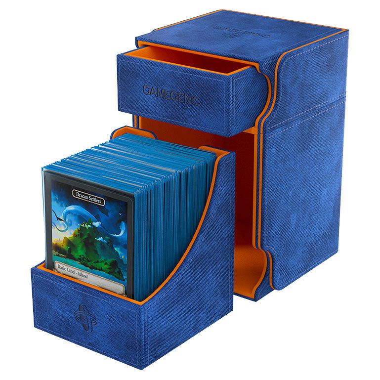 Deck Box: Watchtower: 100+ XL Blue & Orange