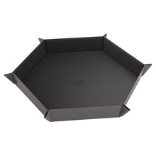 Dice Tray: Hex: Black/Gray