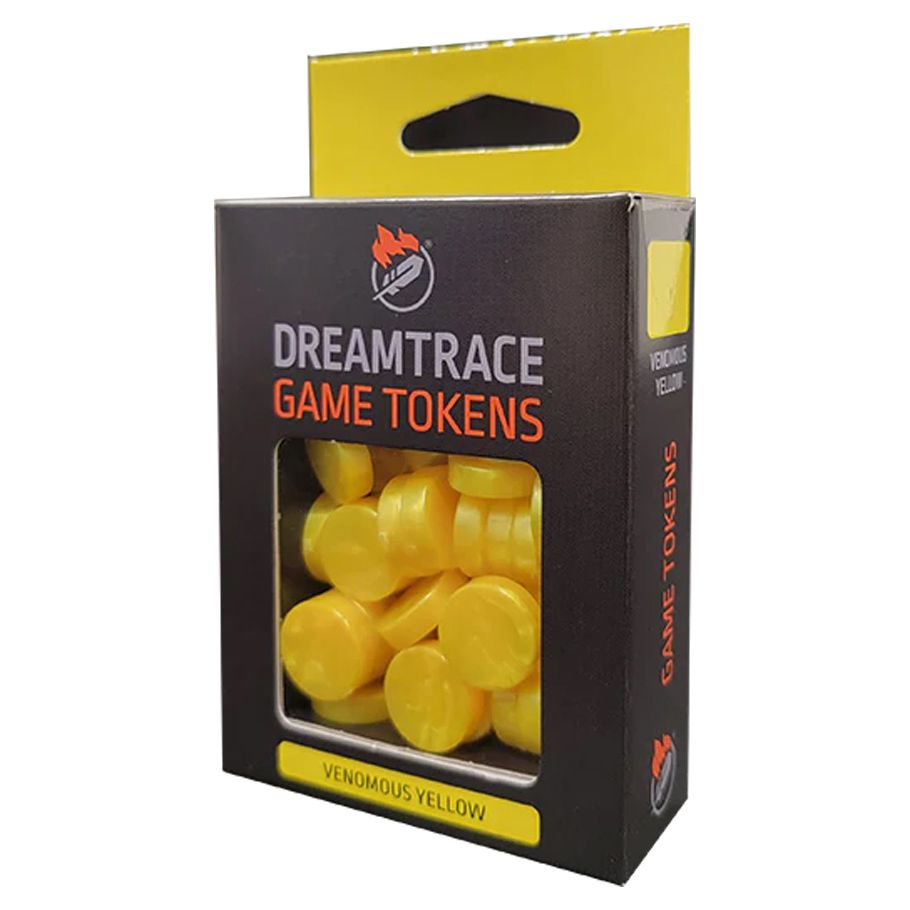 DreamTrace Gaming Tokens: Venomous Yellow By Ghost Galaxy