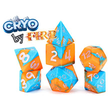 7-Set Cube: Anti-Stress Dice: Cryo by Fire