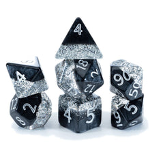 7-Set Cube Halfsies: Glitter: Black By Gate Keeper Games