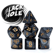 7-Set Cube Mercurial Dice: Black Hole By Gate Keeper Games