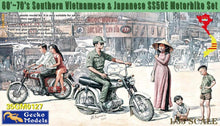 1/35 1960-70s Southern Vietnamese (6) & Japanese SS50E Motorbikes (2)