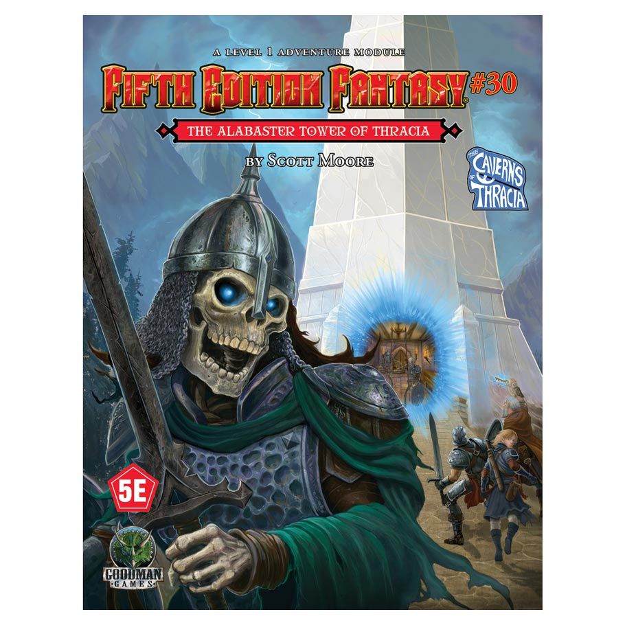 D&D 5E: Fifth Edition Fantasy: Adventure #29: The Alabaster Tower of Thracia