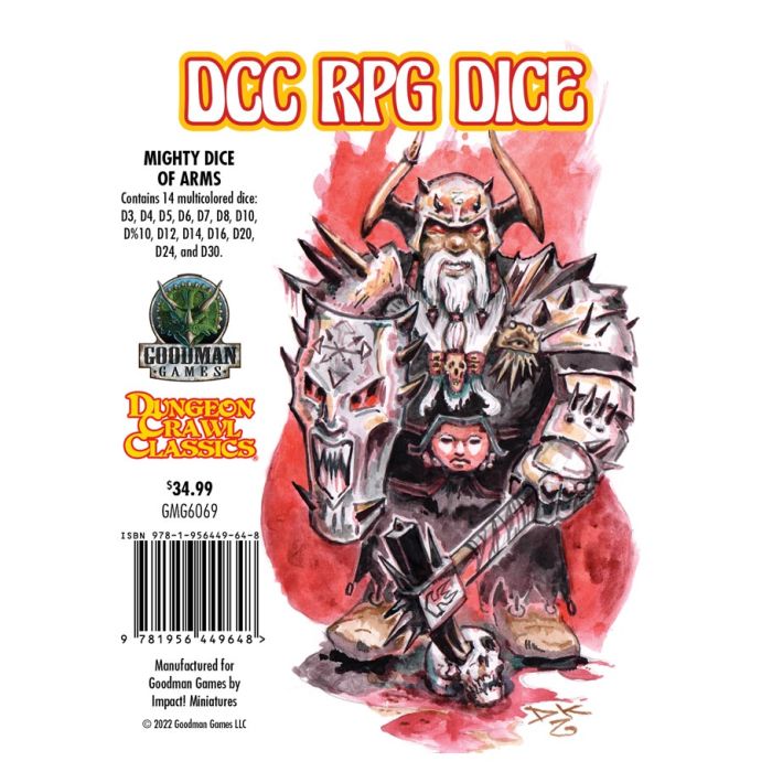 DCC Dice: Mighty Dice Of Arms