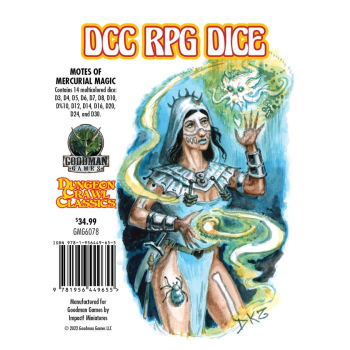 DCC Dice: Motes Of Mercurial Magi