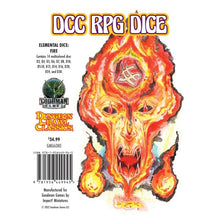 14-Set Dungeon Crawl Classics Elemental Dice: Fire - Cats In Hat Inc.