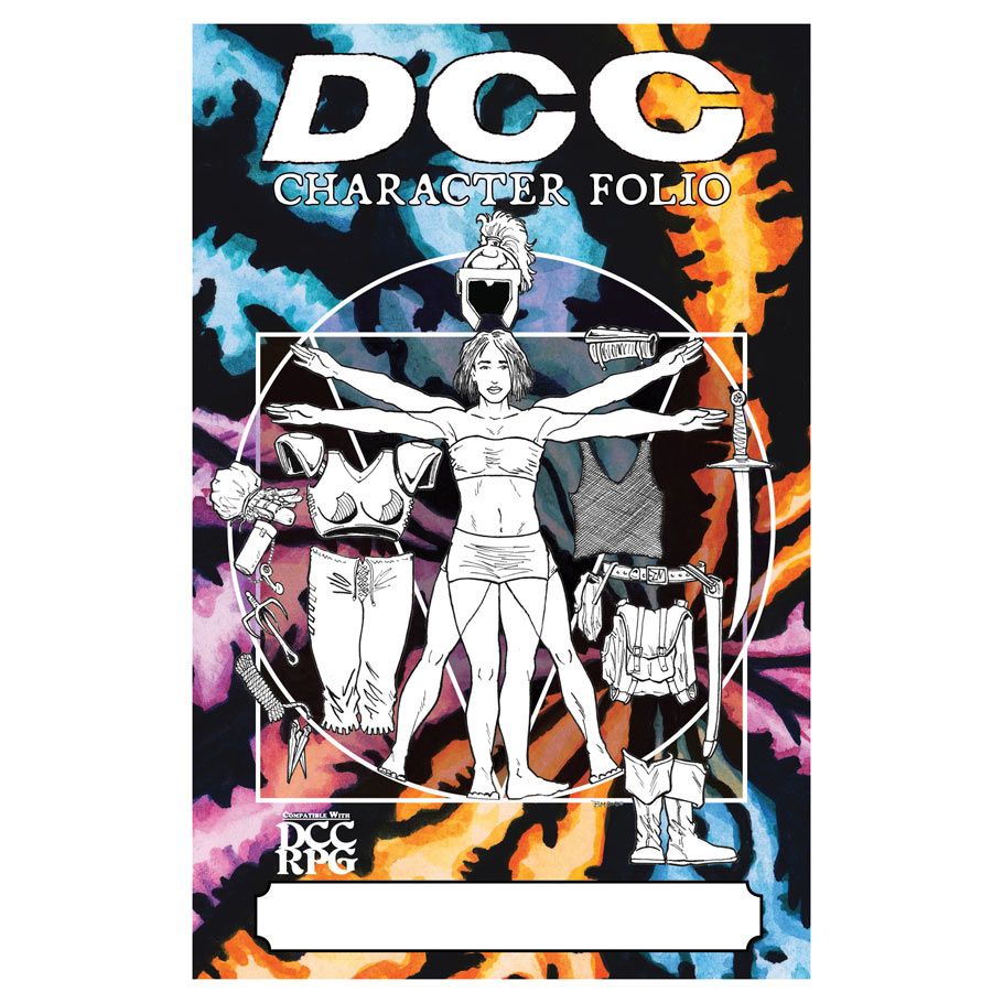 Dungeon Crawl Classics: Adventure: DCC Digest Sized Character Folio By Goodman Games