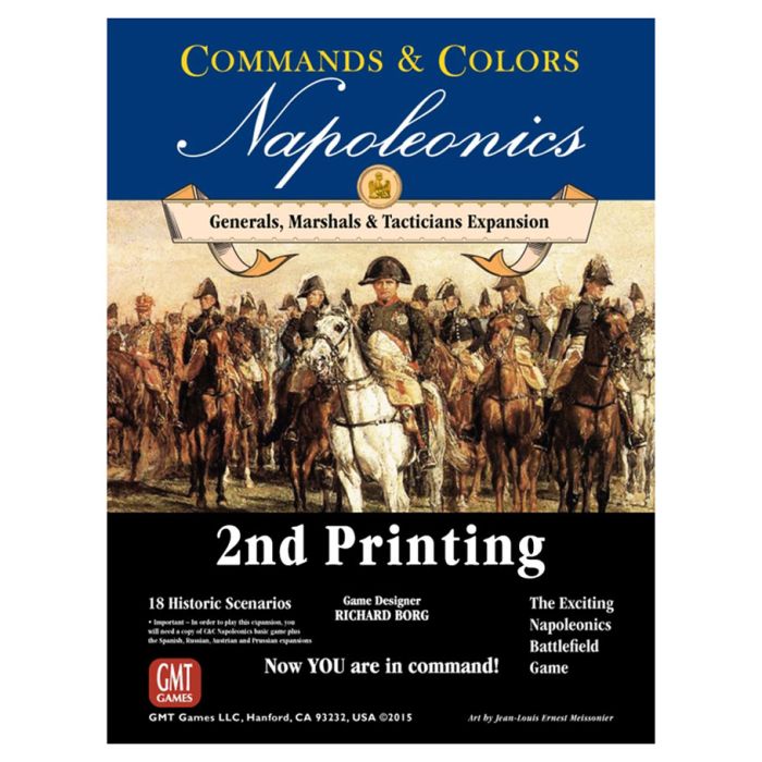 Commands & Colors: Napoleonics Generals, Marshals & Tacticians (2nd Printing) - Cats In Hat Inc.