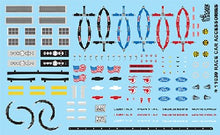 1/24-1/25 Race Cars Accessories - Emblems Seatbelts Gauges etc.