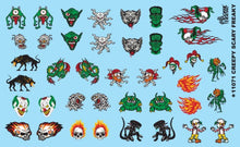 1/24-1/25 Creepy Scary Freaky Heads/Figures