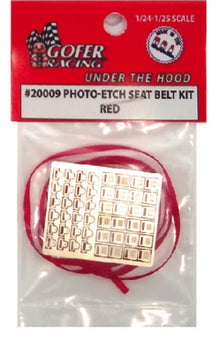 1/24-1/25 Photo-Etch Red Seatbelts