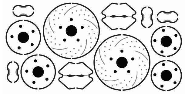 1/24-1/25 Photo-Etch 15 Dia. Disc Brakes (2 Sets)