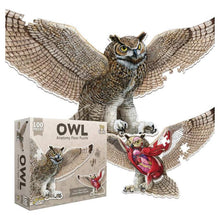 Puzzle: Animal Anatomy: Floor Puzzle: Owl 100pc - Cats In Hat Inc.