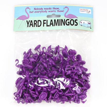 Trailer Park Wars: Purple Flamingos - Cats In Hat Inc.