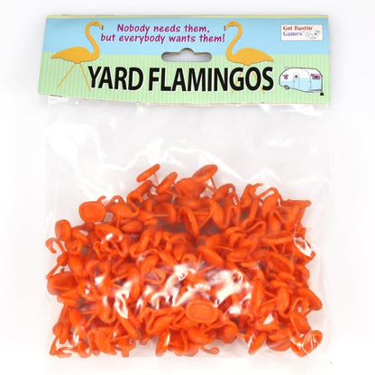 Trailer Park Wars: Orange Flamingos - Cats In Hat Inc.