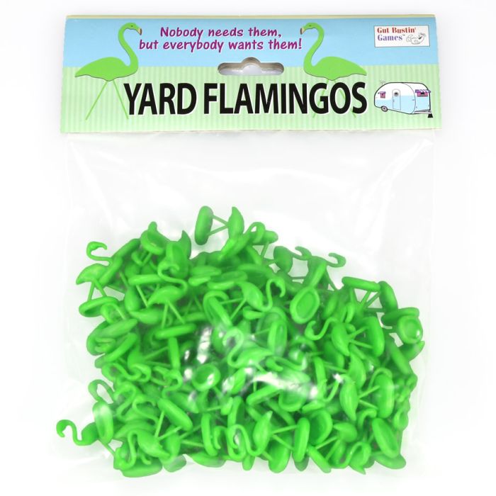 Trailer Park Wars: Green Flamingos - Cats In Hat Inc.