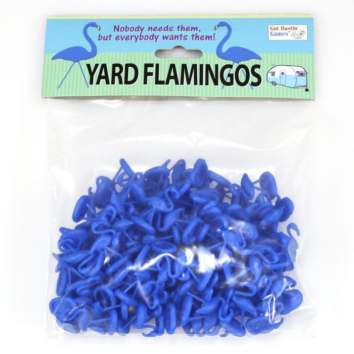 Trailer Park Wars: Blue Flamingos - Cats In Hat Inc.