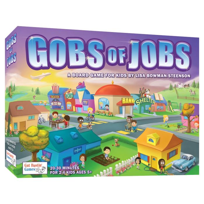Job Card Game Gobs Of Jobs For Kids! Board Game/Card Game By Gut Bustin' Games – Cats ...