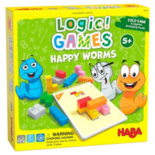 Logic! Games: Happy Worms - Cats In Hat Inc.