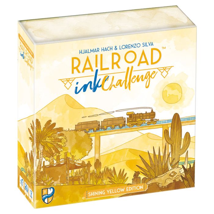 Railroad Ink: Challenge: Shining Yellow - Cats In Hat Inc.