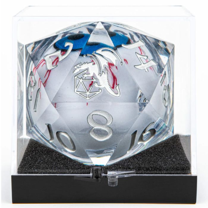 D20 55mm LED Resin: Always Watching Blue Eyes - Cats In Hat Inc.