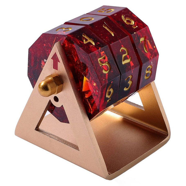 Eldritch Dial Gaming Counter: Red
