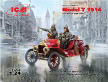 1/24 Model T 1914 Fire Truck w/2 Crew