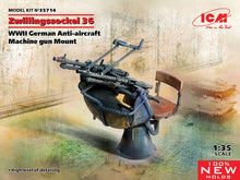 1/35 WWII German Zwillingssockel 36 Anti-Aircraft Machine Gun Mount