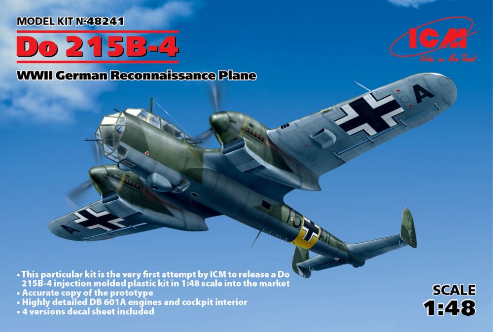 1/48 WWII German Do215B4 Recon Aircraft