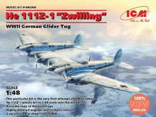 1/48 WWII German He111Z1 Zwilling Glider Tug Aircraft