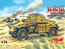 1/72 WWII SdKfz 222 Light Armored Vehicle