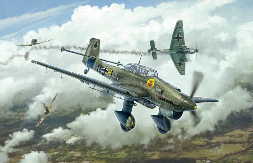 1/48 Junkers Ju87B Stuka 2-Seater Dive Bomber/Attacker Battle of Britain 80th Anniversary