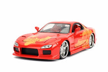 1/24 Fast & Furious Orange JLS Mazda RX7 Car