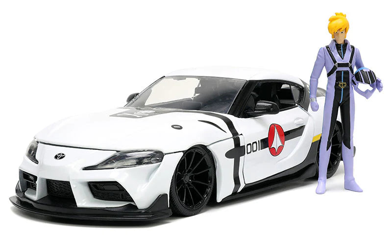 1/24 Robotech 2020 Toyota Supra Car w/Roy Focker Figure