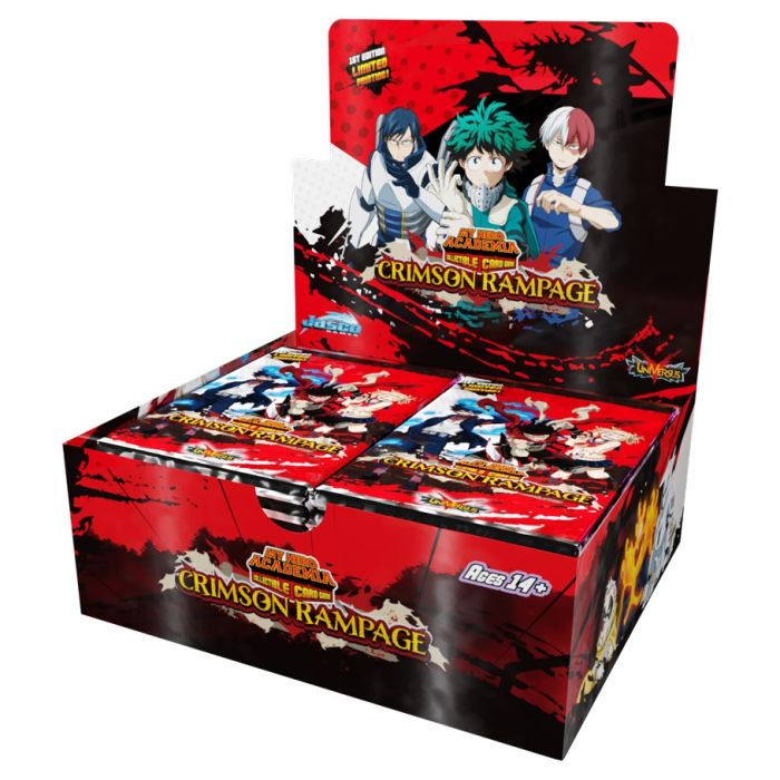 My Hero Academia CCG: Crimson Rampage: Series 2 Booster Display - Cats In Hat Inc.