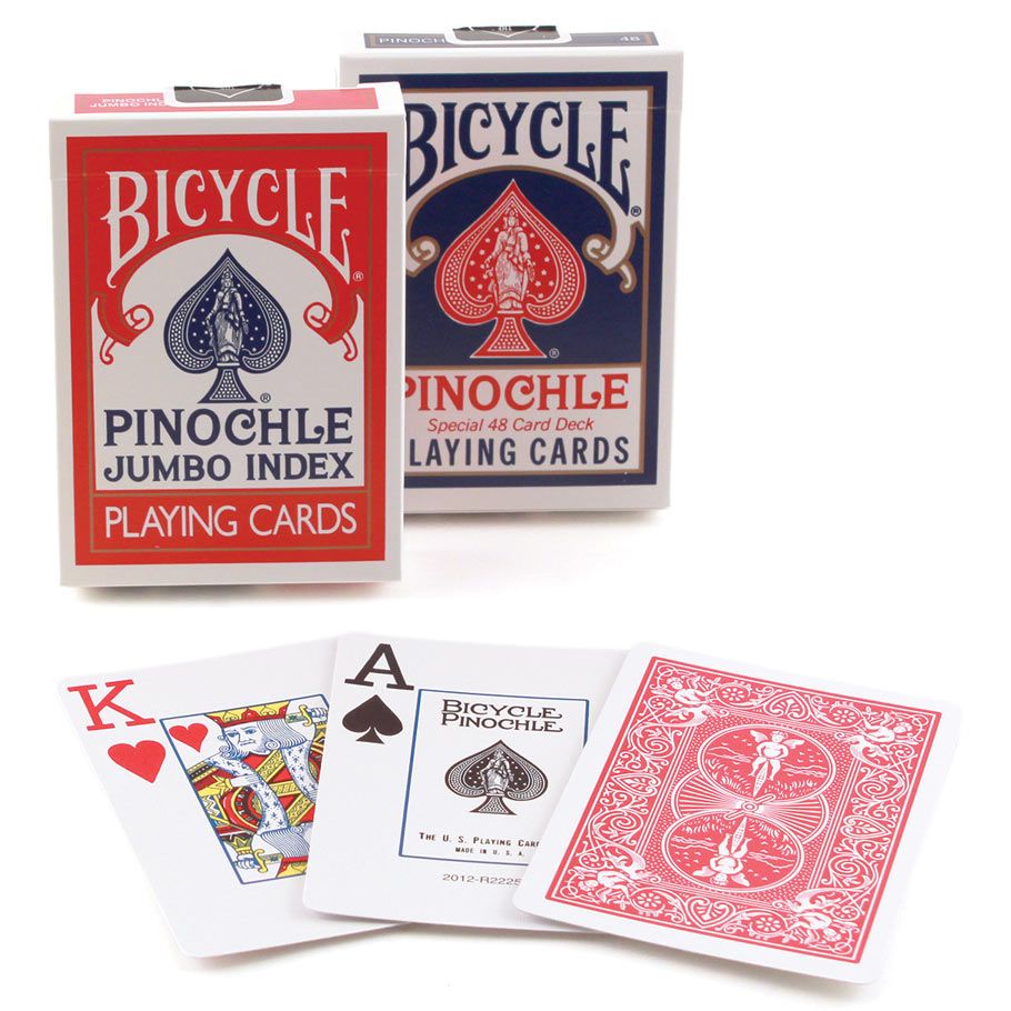 Playing Cards: Pinochle Jumbo Index By Bicycle