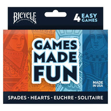 4-Game Pack (Hearts Spades Euchre And Solitaire) - Cats In Hat Inc.